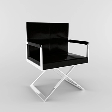 Modern Leather Chair | Современное кожаное кресло 3D model image 1 