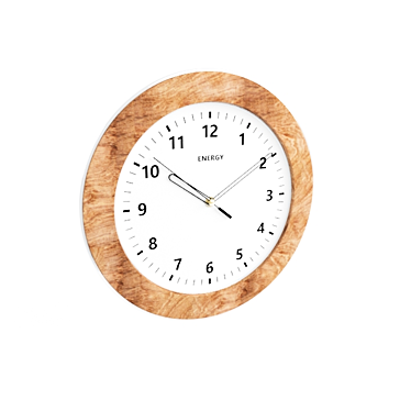 Quartz Wall Clock: Sleek Design, Energy-efficient 3D model image 1 