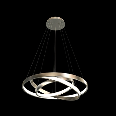 Modern LED Designer Chandelier 3D model image 1 