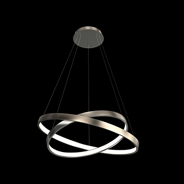 Modern LED Designer Chandelier 3D model image 1 