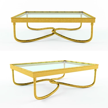 Modern Minimalist Coffee Table 3D model image 1 