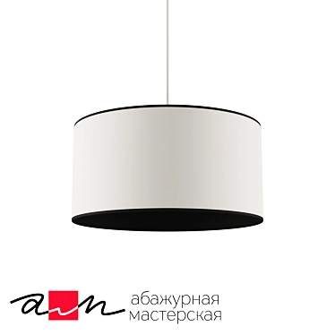 Double Color Pendant Lamp (OM) 3D model image 1 