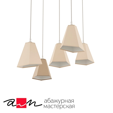 Gabriella Pendant Lamp 3D model image 1 