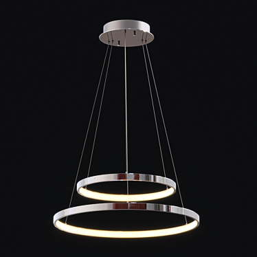 ET2 Hoops LED Pendant: Elegant Lighting Solution 3D model image 1 