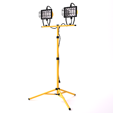 Versatile Tripod Worklight: Durable Construction for All Projects 3D model image 1 