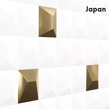 Golden Zen: Dune Ceramics Japan 3D model image 1 