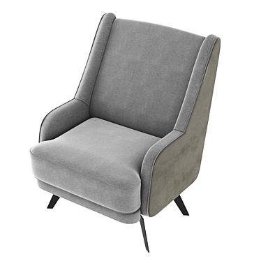 Modern Milan Armchair: Stylish and Comfortable 3D model image 1 