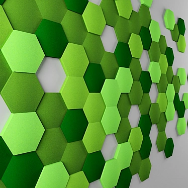 Fluffo 3D Wall Panel 3D model image 1 