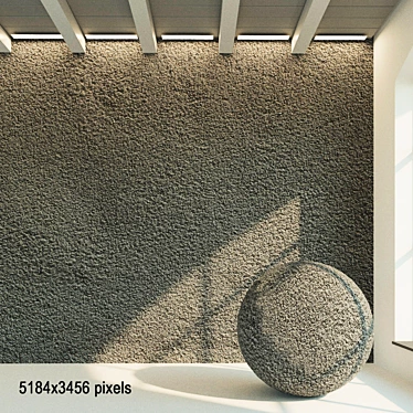 Vintage Plaster Texture Pack 3D model image 1 