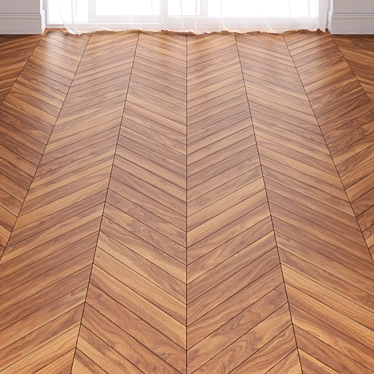 Marmara Walnut Wood Parquet Flooring 3D model image 1 