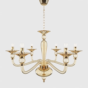 Danieli Amber SP6 Chandelier 3D model image 1 