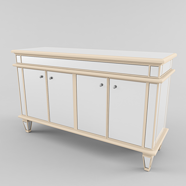 Elegant Classic Sideboard 3D model image 1 