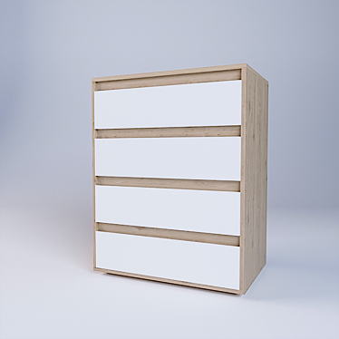 Sleek Storage Solution: Drawer 3D model image 1 