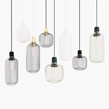 Normann Copenhagen AMP Pendant Lamps 3D model image 1 