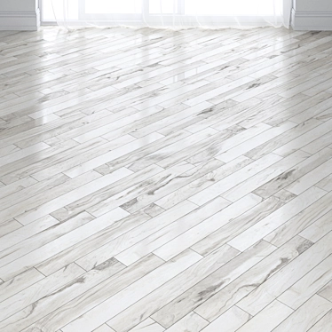 Sand Oak Parquet Flooring: Deck, Chevron, Herringbone 3D model image 1 