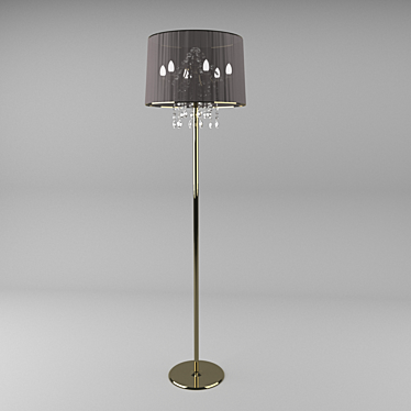 Crystal Floor Lamp 3D model image 1 