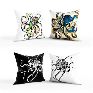 OctoPillow Set 3D model image 1 