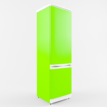 Stylish Atlant Fridge 3D model image 1 