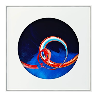 Contemporary Circles Abstract Paintings 3D model image 1 