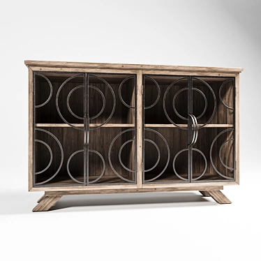 Elegant Tatum Accent Cabinet | Carolyn Kinder 3D model image 1 