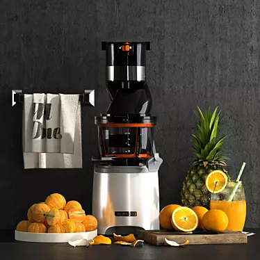 Kenwood JMP800SI Fruit Juicer 3D model image 1 