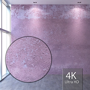 Seamless 4K Plaster Texture 3D model image 1 