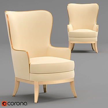 Elegant Veronica Chair 3D model image 1 