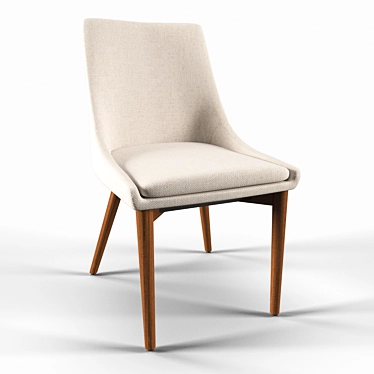 Sullivan Dining Chair - Modern 3D Model 3D model image 1 