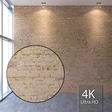 Seamless 4K Bricklaying Texture 3D model image 1 