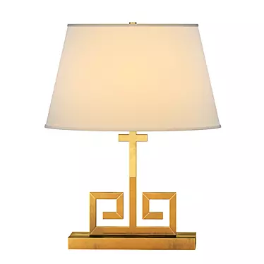 Alexa Hampton Kate Brass Table Lamp: Elegant and Portable 3D model image 1 