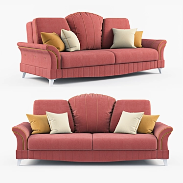 Elegant Monroe Sofa: Perfect Comfort 3D model image 1 