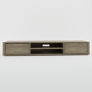 Sleek Media Unit for Modern Interiors 3D model image 1 