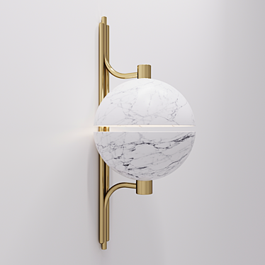 Sleek Andros Wall: Elegant 3D Model 3D model image 1 