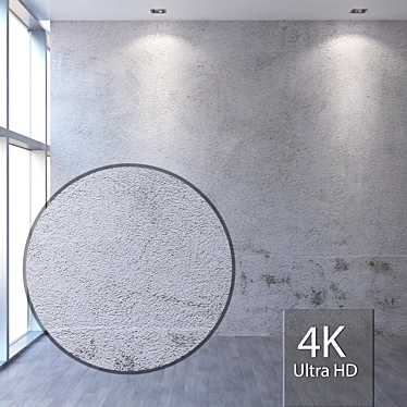 Smooth Finish 4K Plaster 3D model image 1 