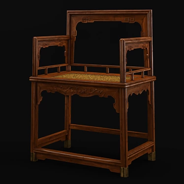 Late Ming Early Qing Chair - Antique Beauty 3D model image 1 