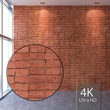 Seamless Brickwork Texture Kit 3D model image 1 