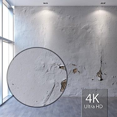 Seamless Plaster Texture: 4K 3D model image 1 