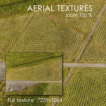 Aerial Landscape Texture: Road 46 3D model image 1 
