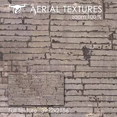 Seamless Aerial Exterior Texture 3D model image 1 