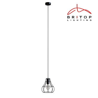 Britop Outline Pendant Light 3D model image 1 