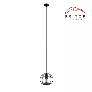 Britop Outline Pendant Light 3D model image 1 