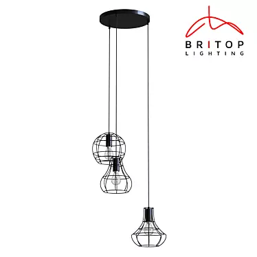 Suspended chandelier Britop Outline 1330304