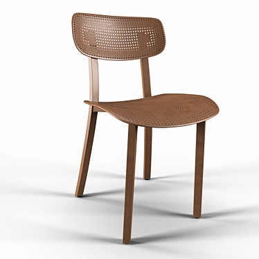 Modern 3D Chair Model 3D model image 1 