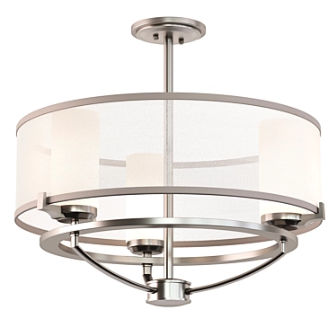 Kichler Saldana 3-Light Chandelier 3D model image 1 