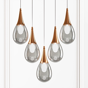 Stylish Next Shade Pendant 3D model image 1 