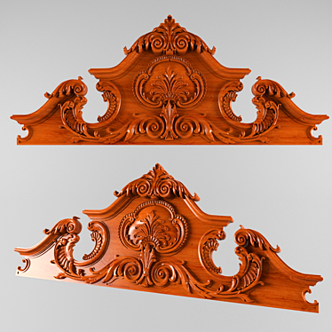 Rustic Wood Decor Bundle 3D model image 1 