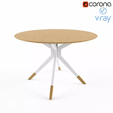 Scandi Chic: BoConcept Billund Table 3D model image 1 