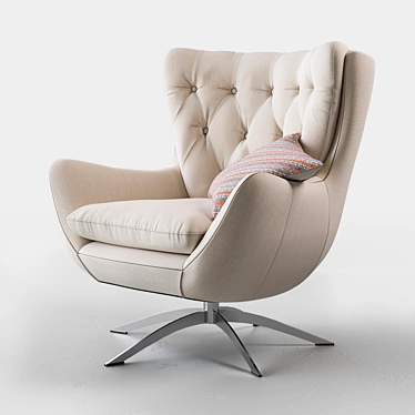 WELLS UPHOLSTERED SWIVEL ARMCHAIR