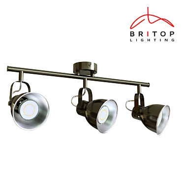 Britop Pax 2712311 Spot: Sleek Design, Powerful Lighting 3D model image 1 