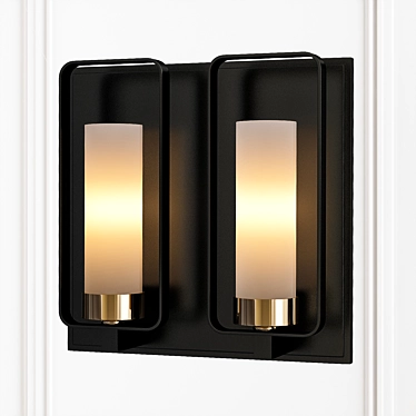 Z-Lite Aideen 2-Light Wall Sconce 3D model image 1 